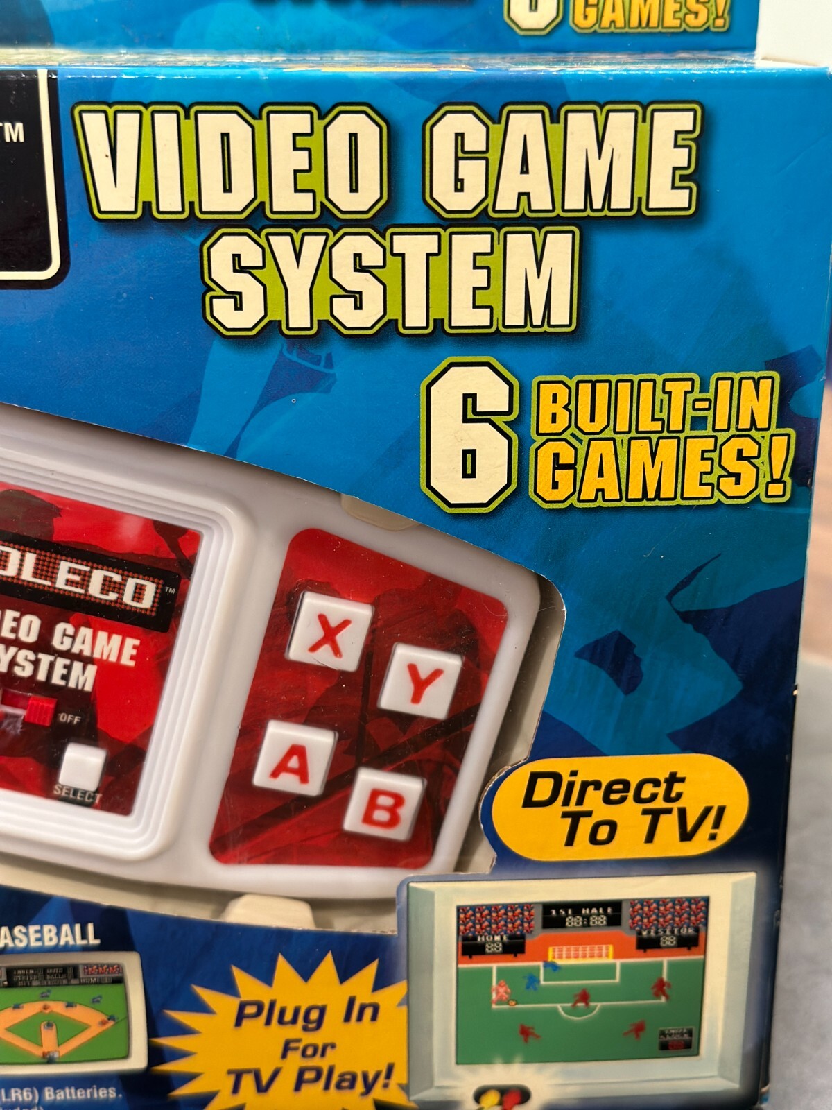 COLECO Video Game System 2005 PLUG IN PLAY TV Controller 6 BUILT IN GAMES!! NIB!