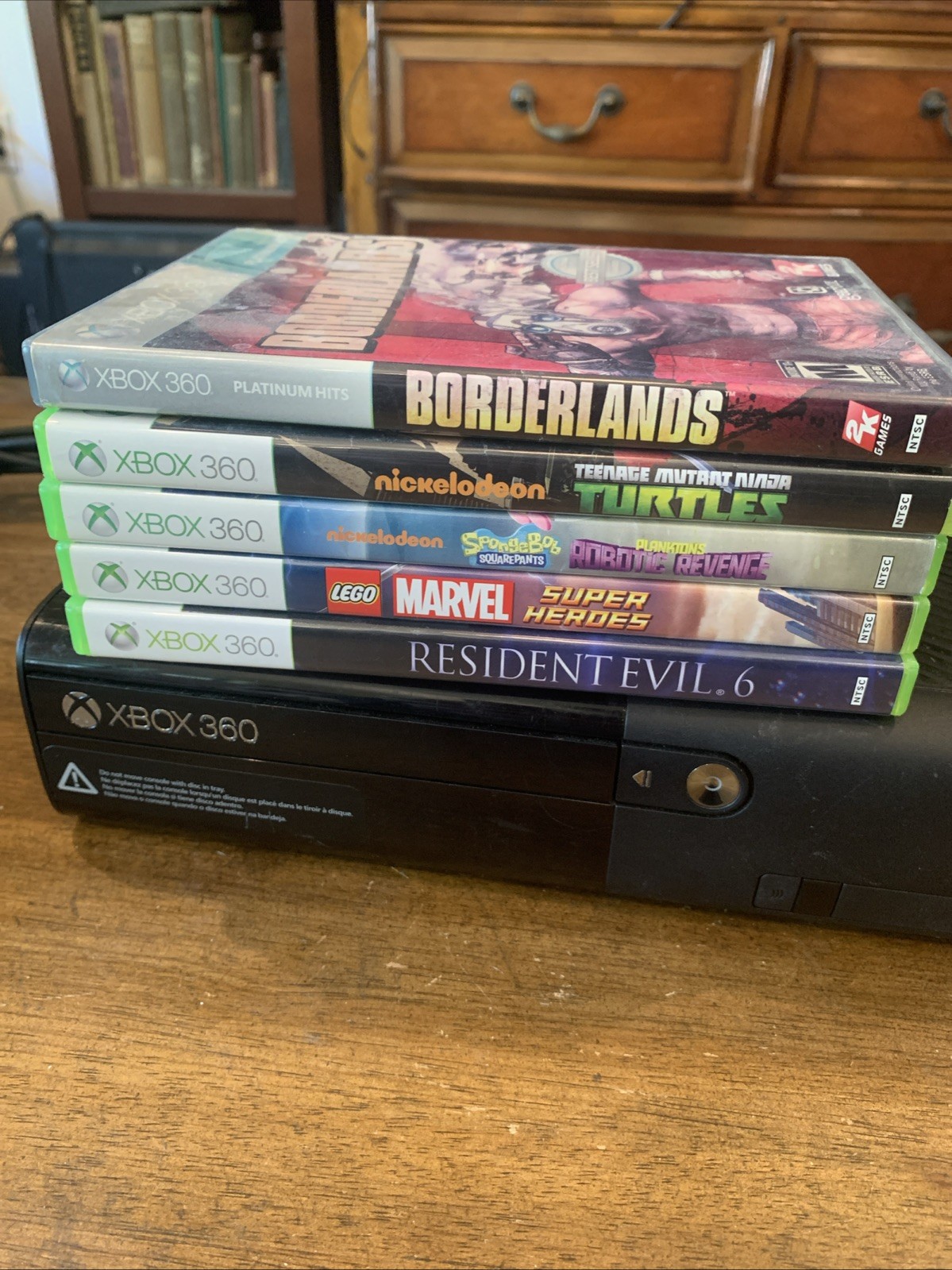 Xbox 360 E 1538 Console 250GB HDD Bundle, OEM Controller, Power, HDMI, TESTED!