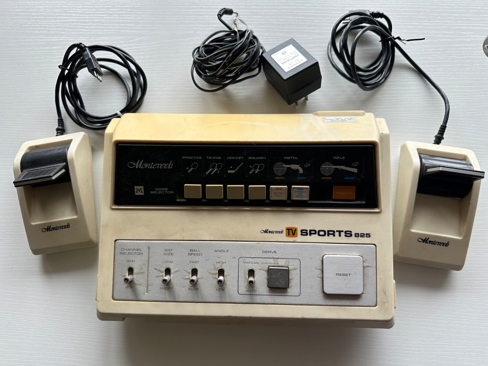 FOR REPAIR Vintage 1970s Monteverdi TV Sports 825 TV/Video Gaming System