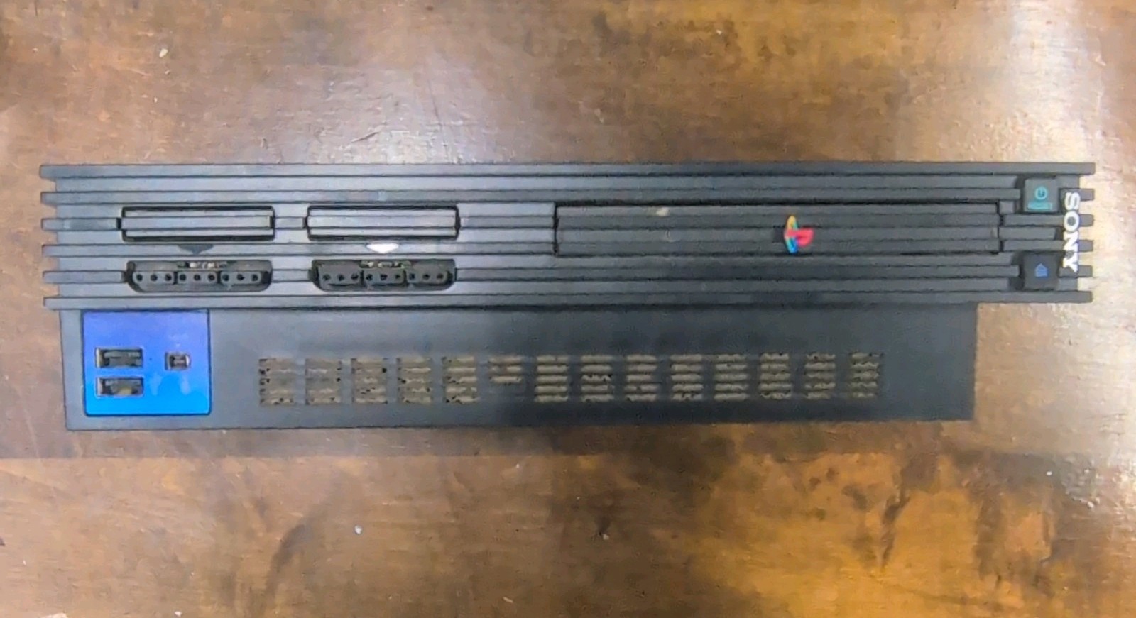 Sony PlayStation 2 SCPH-39001 Black Console tested working, Power AV Cables