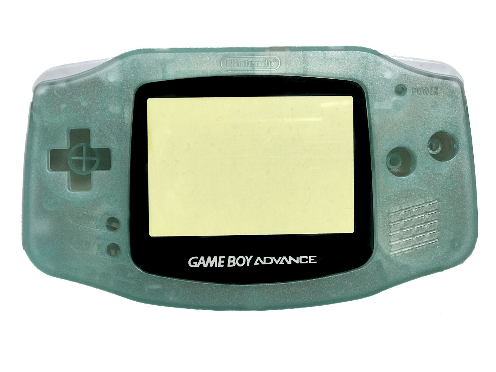 *NEW* Nintendo Game Boy Advance GBA Glow in Dark Green System CUSTOM BUTTON LENS