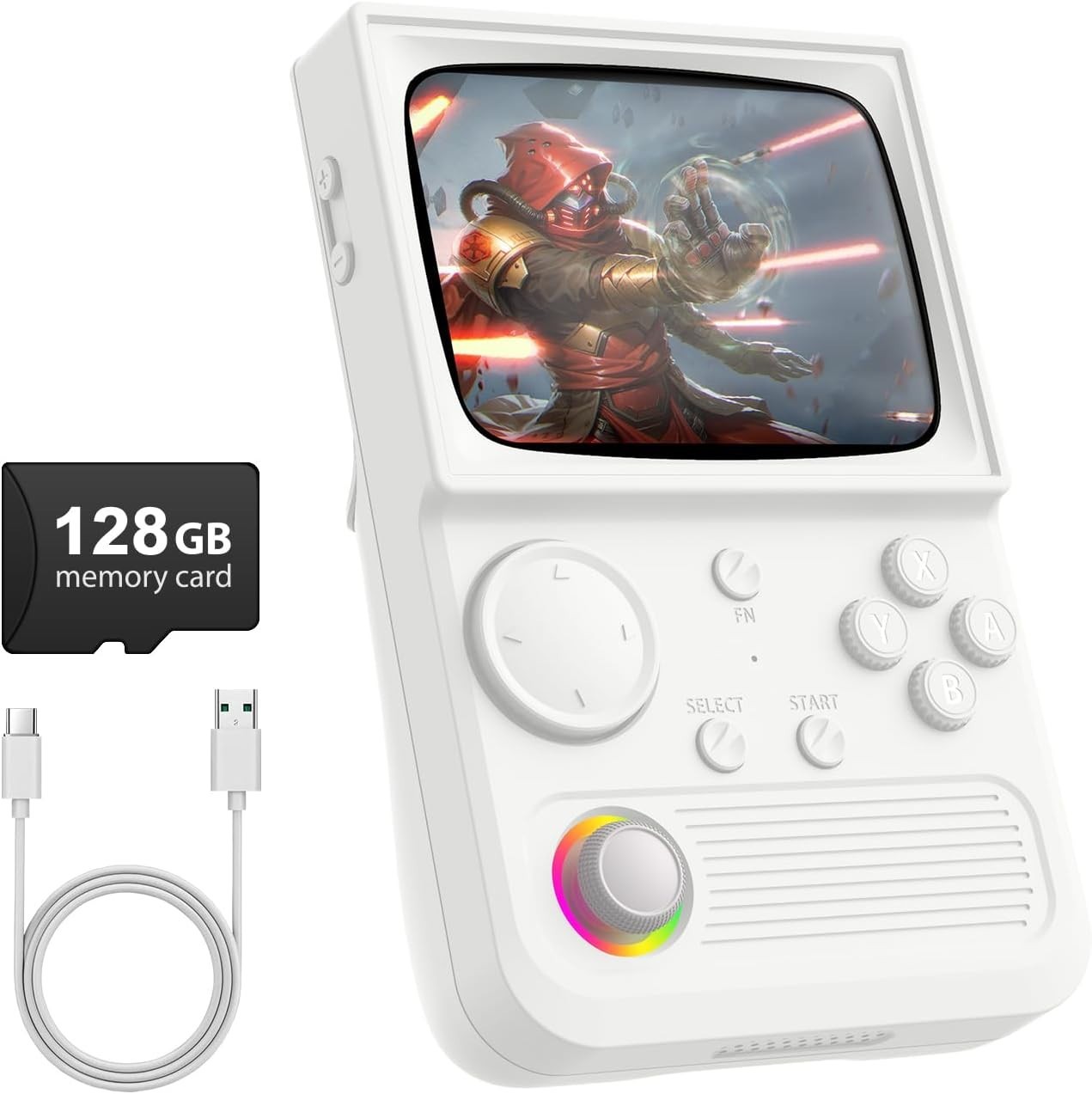 Gaming Console with 64GB Memory and Multiplayer Features for Retro Enthusiasts