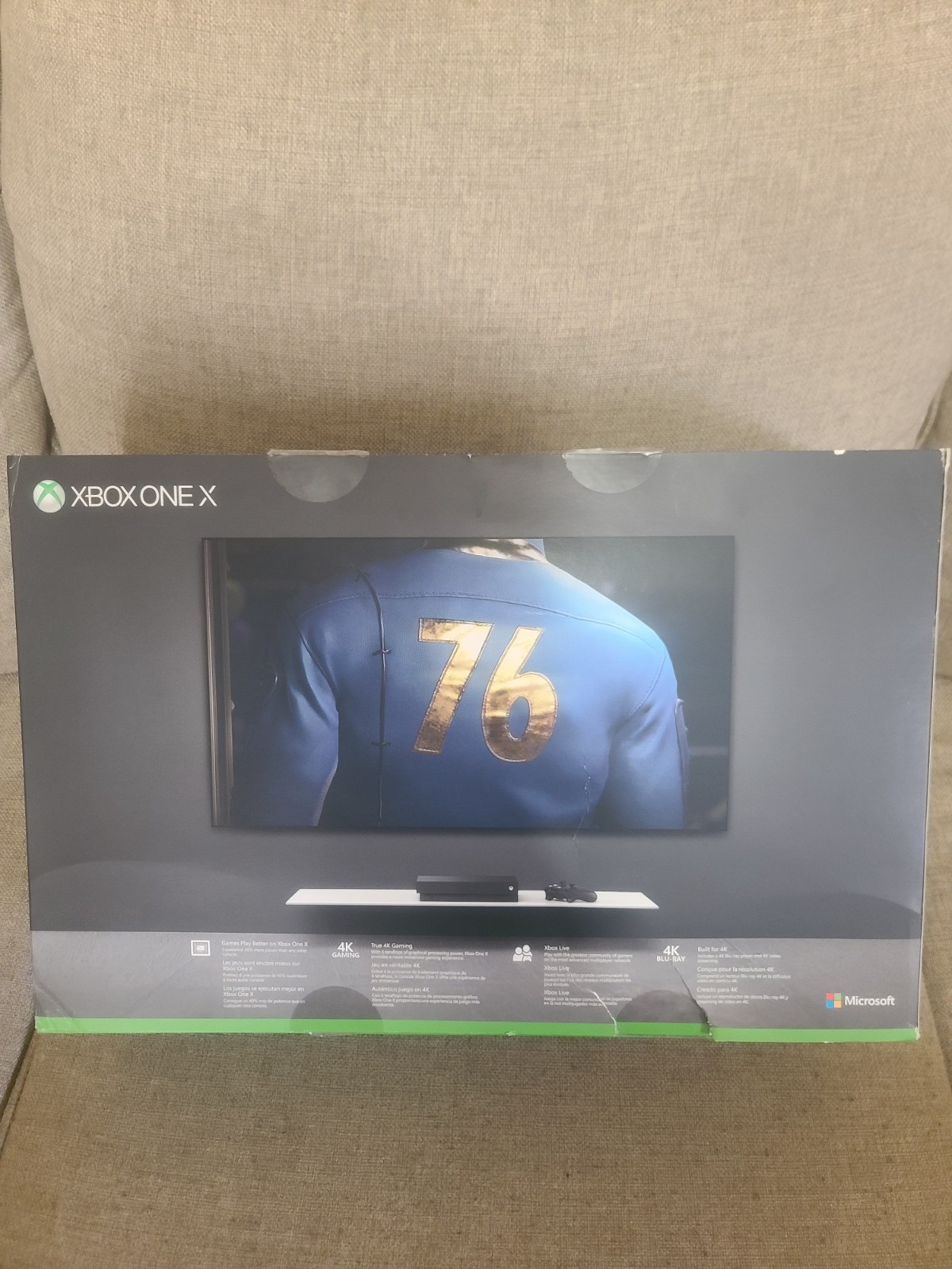 Microsoft Xbox One X 1TB Console Fallout 76 Bundle – Black (CYV-00146)