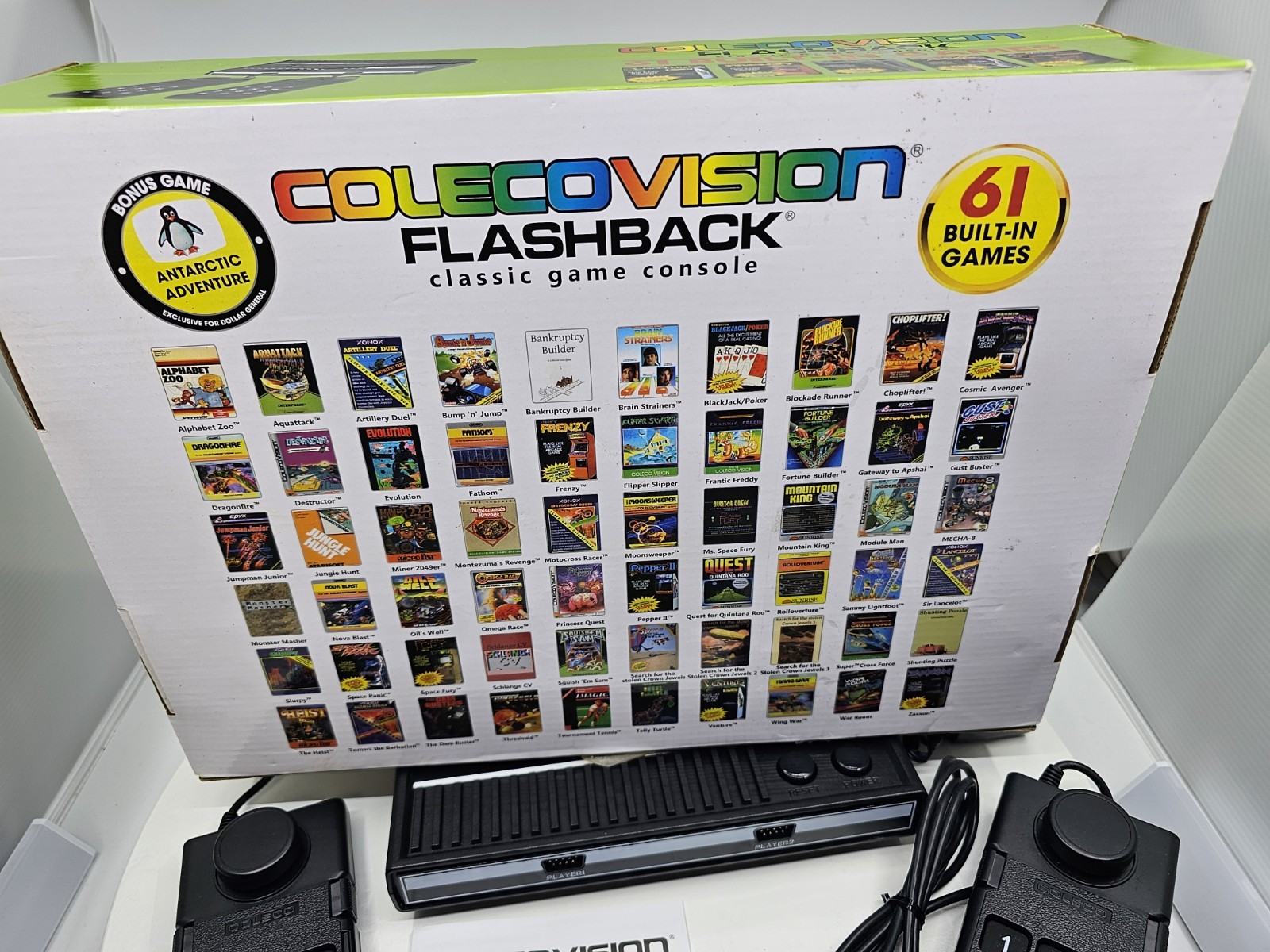 AtGames ColecoVision Flashback Classic Game Console 61 Games – Dollar General Ex
