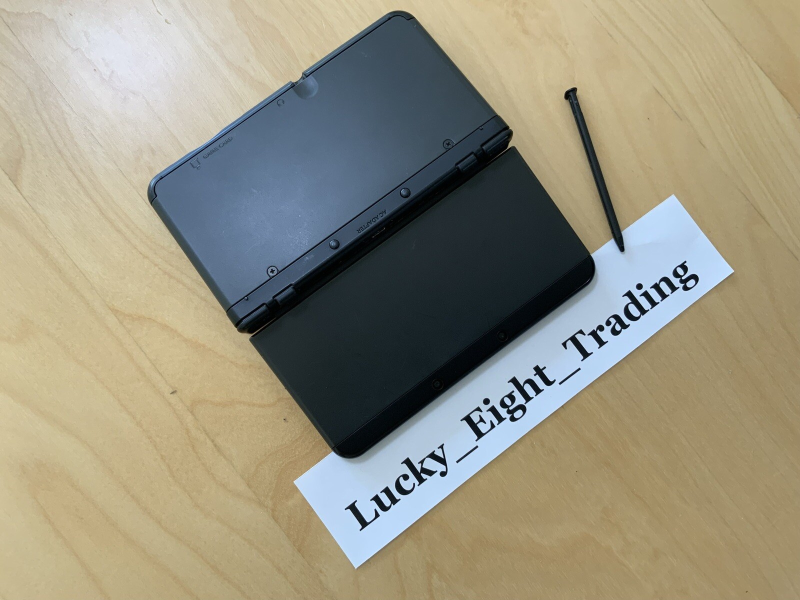 New Nintendo 3DS Black Console Stylus Japanese ver Japan ver [H]