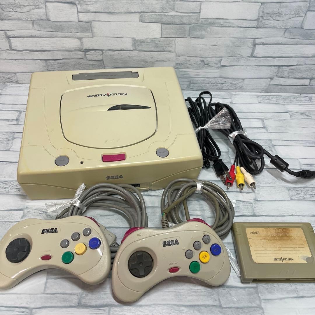 SEGA Saturn console HST 3220 with power memory controller tested