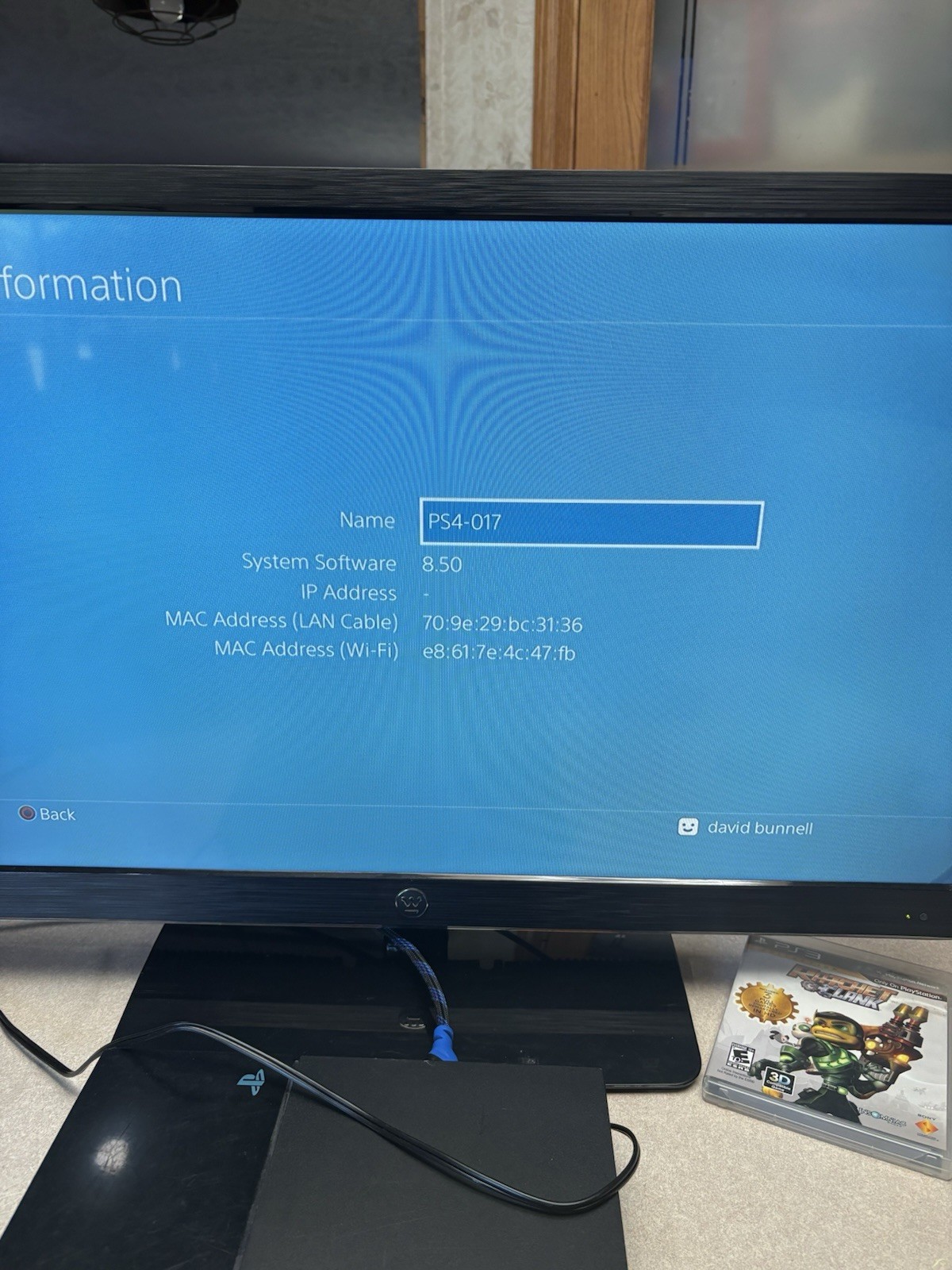 Sony PlayStation 4 PS4 500GB Console CUH-1001A Controller, Power Cable,ext.drive