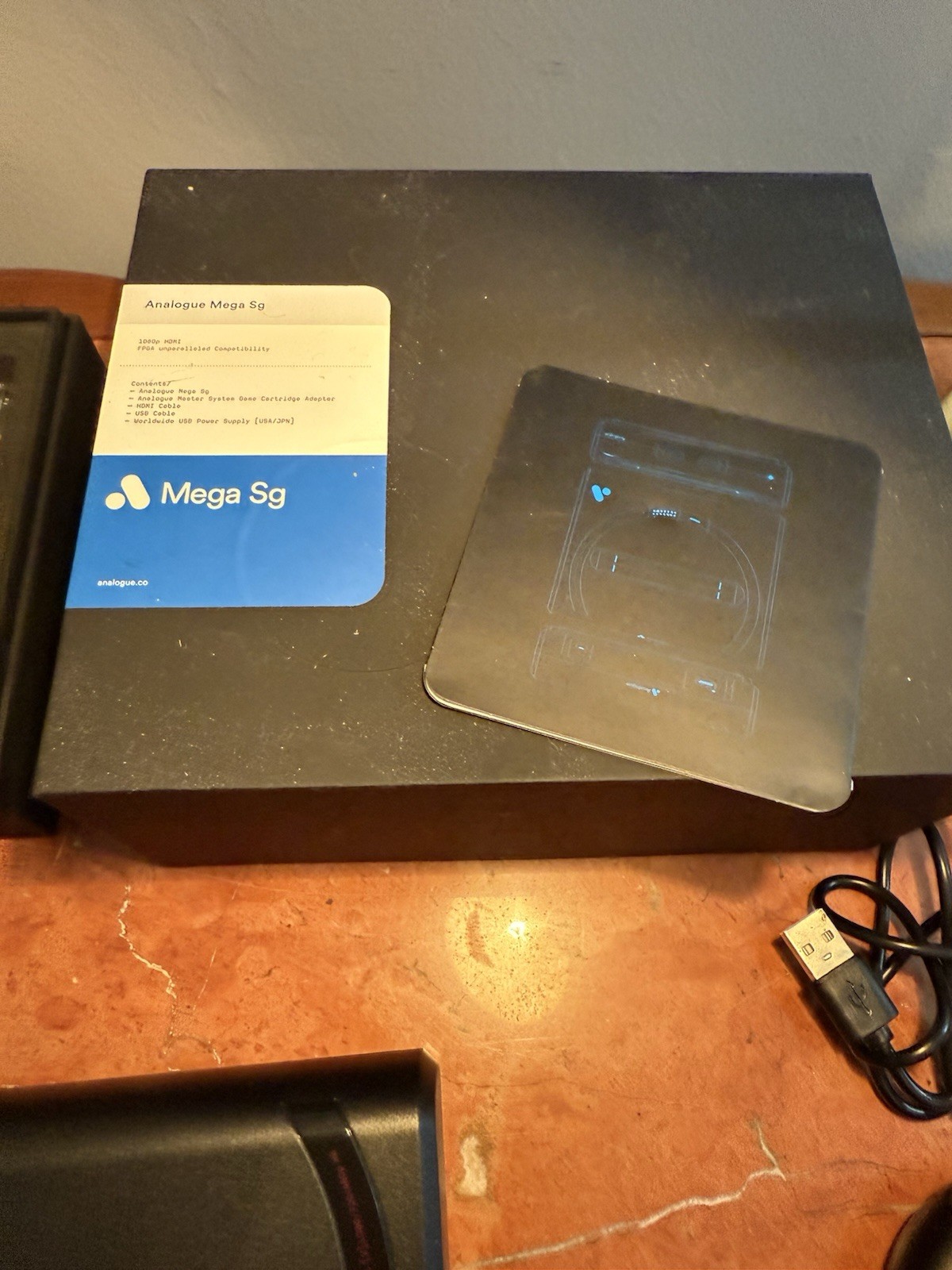 Analogue 💥 Mega SG 💥 Black JPN 2 Blk 8bitdo M30 Gamepad Adapter Set Nt Fpga