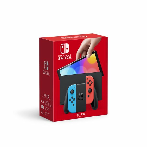 Nintendo Switch OLED Model w/ Neon Red Blue Joy-Con _ Sealed New FREE SHIPPING!!