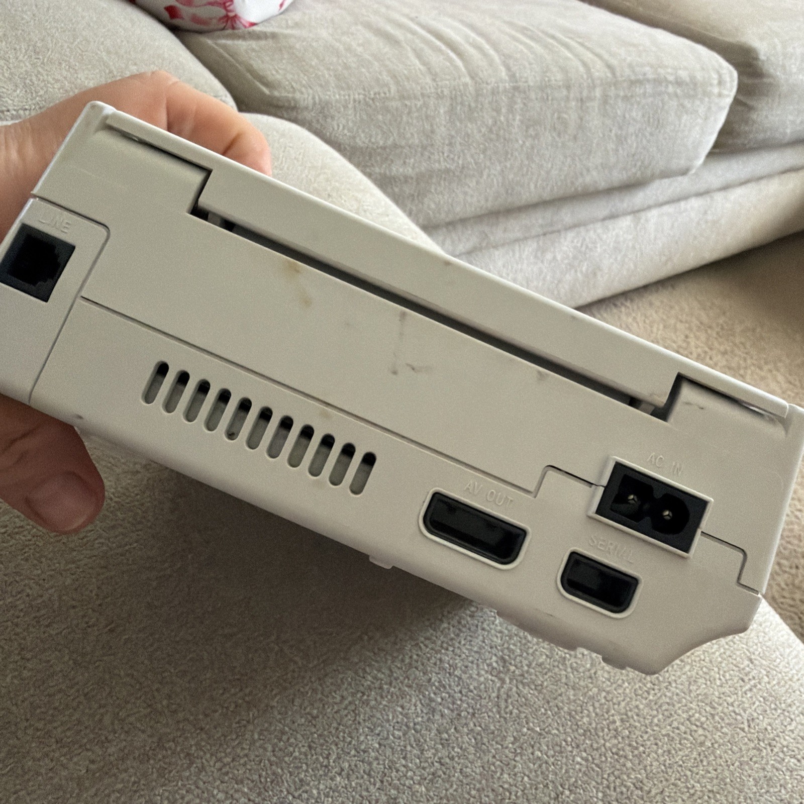 Sega Dreamcast HKT-3020 White Console Only – For parts Or Repair