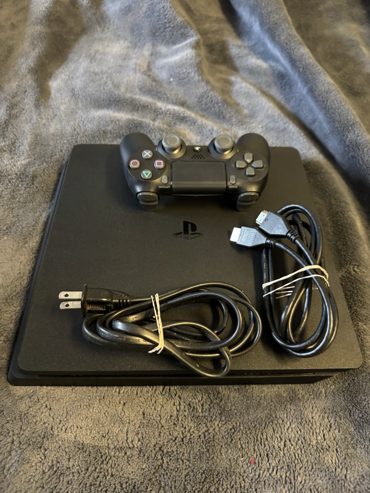 PlayStation 4 Slim 1TB PS4 With Wireless Controller, HDMI Cable And Power Cord