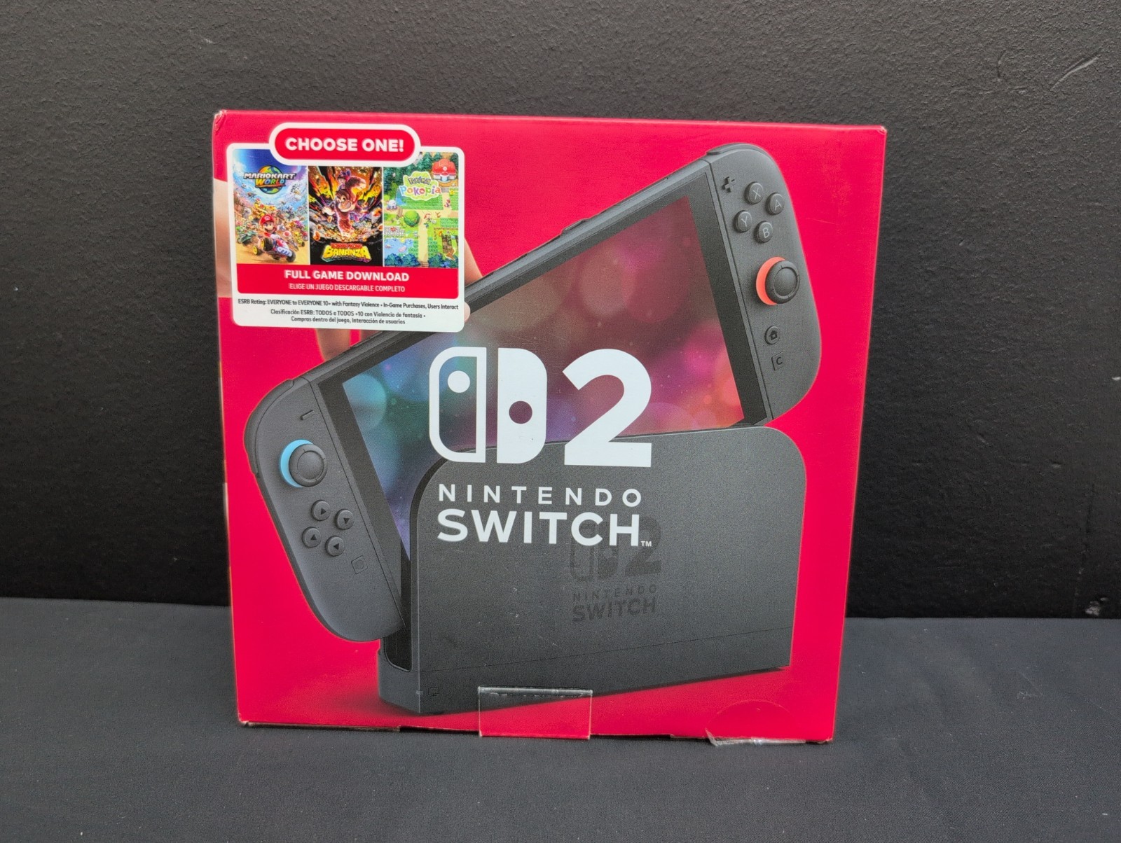 Nintendo Switch 2 Choose Your Game Bundle 256GB Video Game Console Black