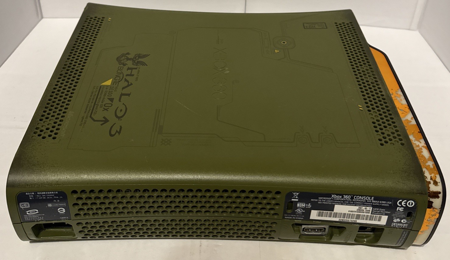 Halo 3 Special Edition Xbox 360 Console Only w OEM 20GB HDD Deep Cleaned 👀 Read