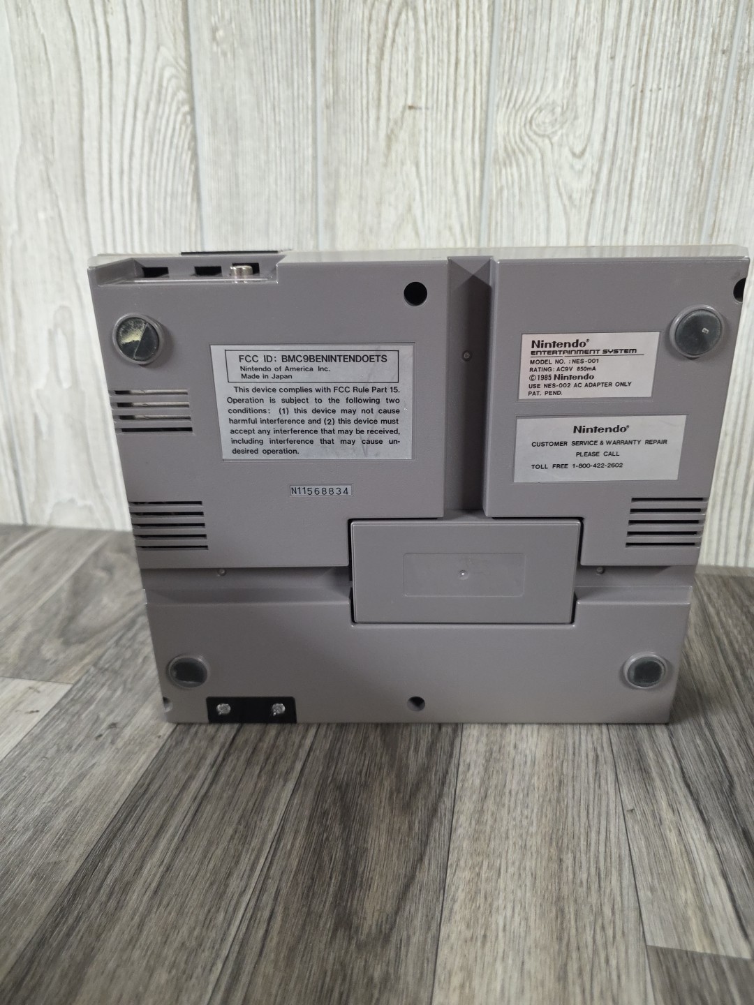 Original Nintendo Entertainment System NES 001 Console Bundle Tested