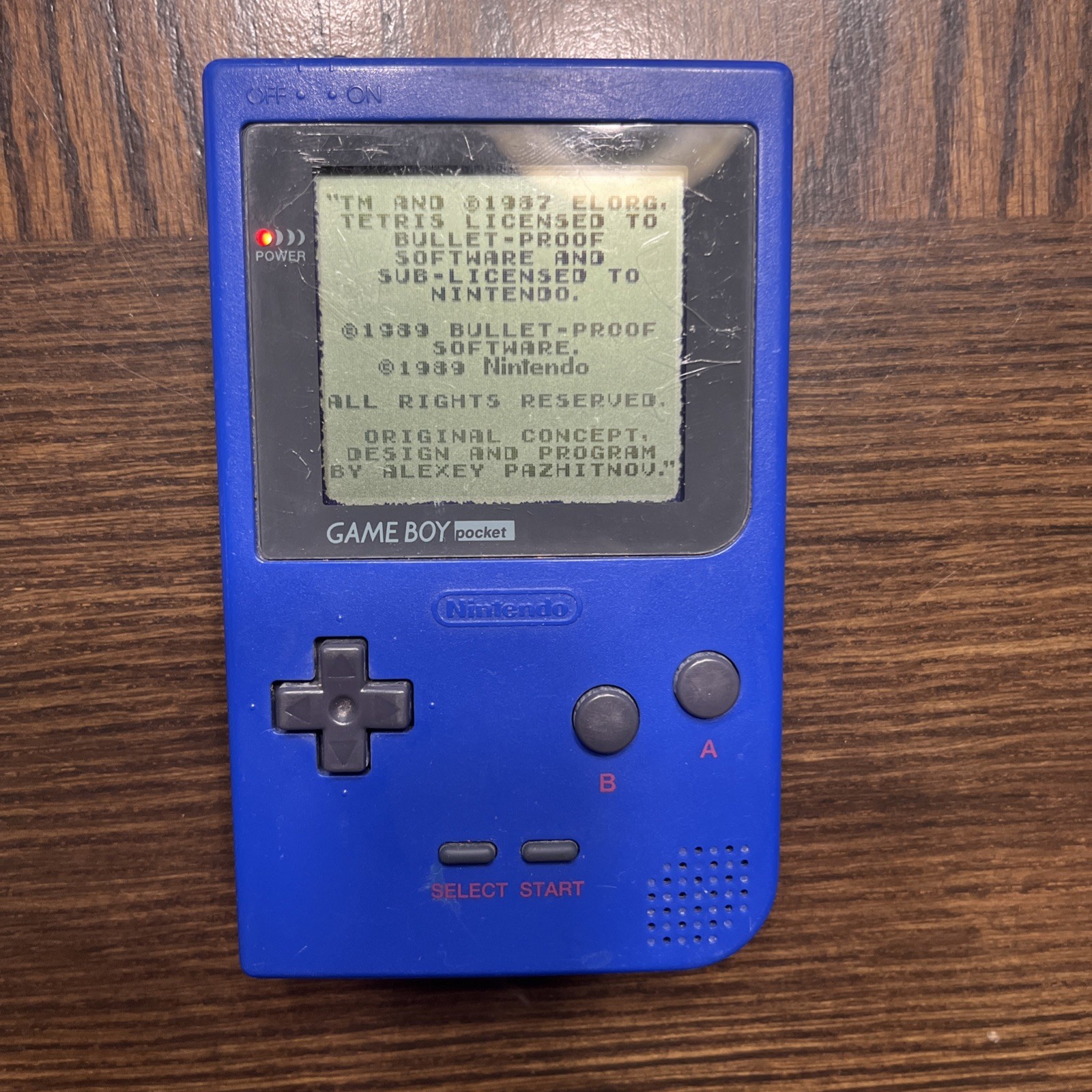 Nintendo Game Boy Pocket Blue Handheld Console – Tested & Working MGB-001