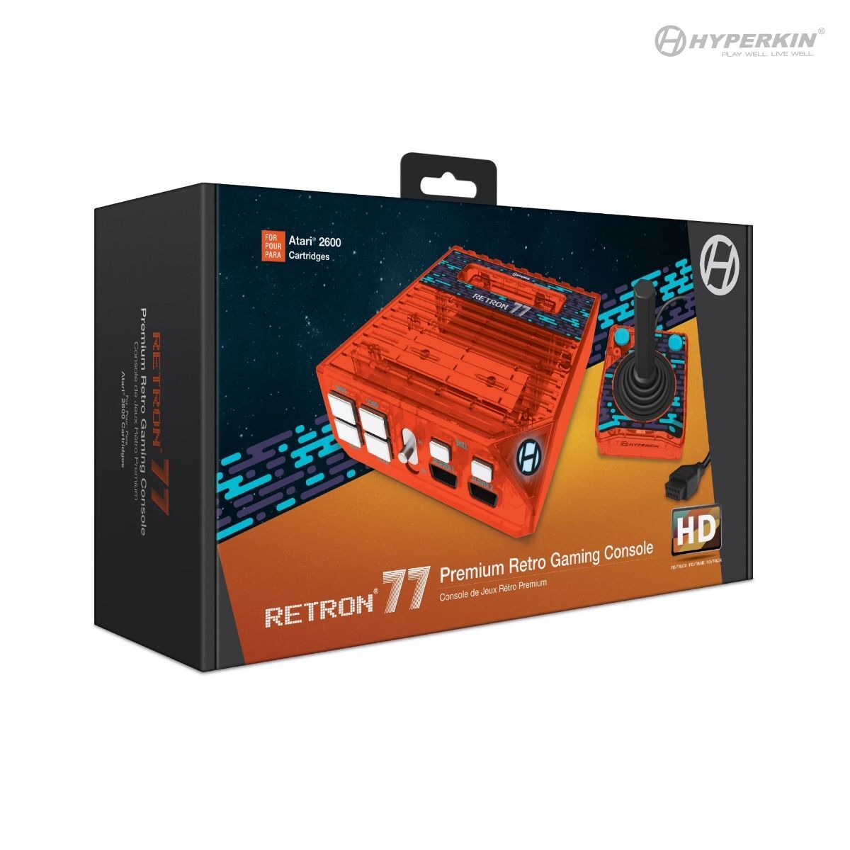HYPERKIN RetroN 77 HD Gaming Console🍯Atari 2600 Trooper Controller Game System