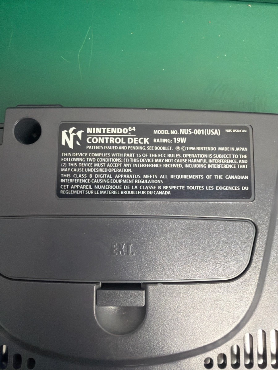Nintendo 64 Console Bundle w/ Red Memory Expansion 2 OEM Controller (EZ5002294)