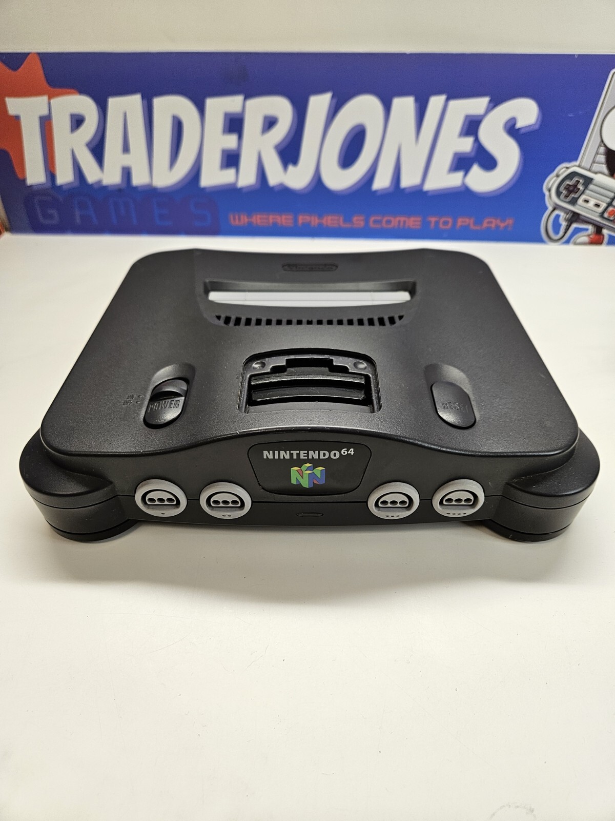 Nintendo 64 Console W/ Controller Jumper Pack & Cords