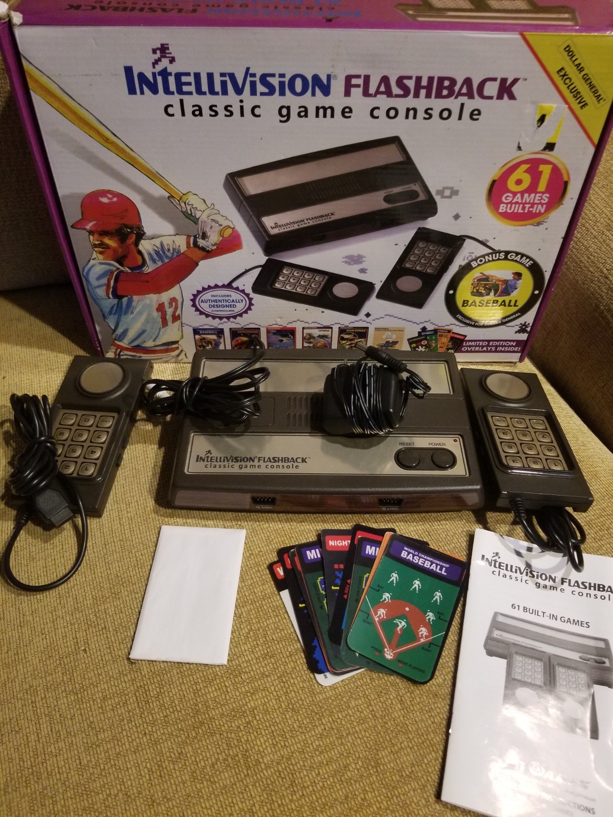 INTELLIVISION Flashback Classic Game Console With 61 Built-in Games Collectors
