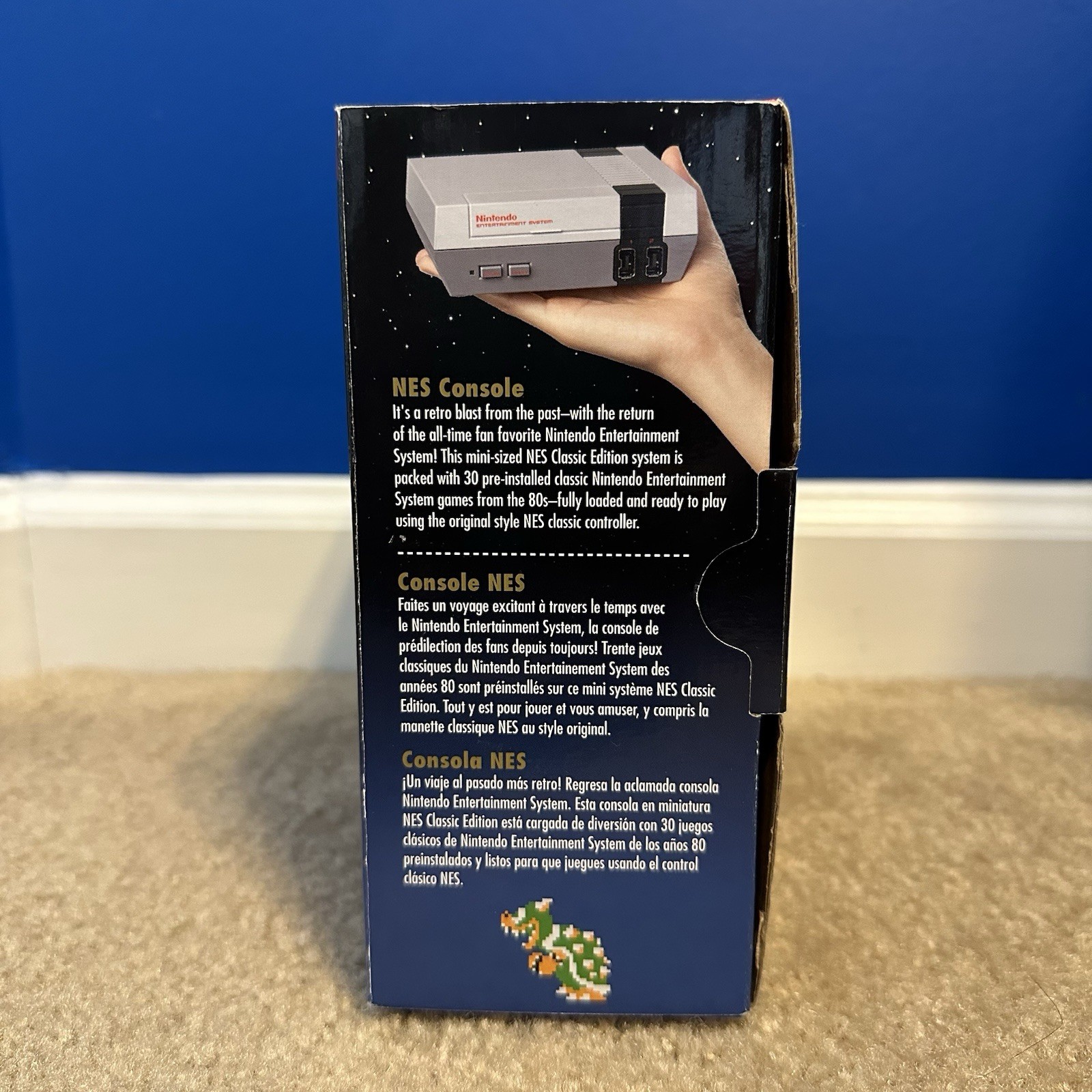 BOX ONLY Nintendo NES Classic Edition Mini Console