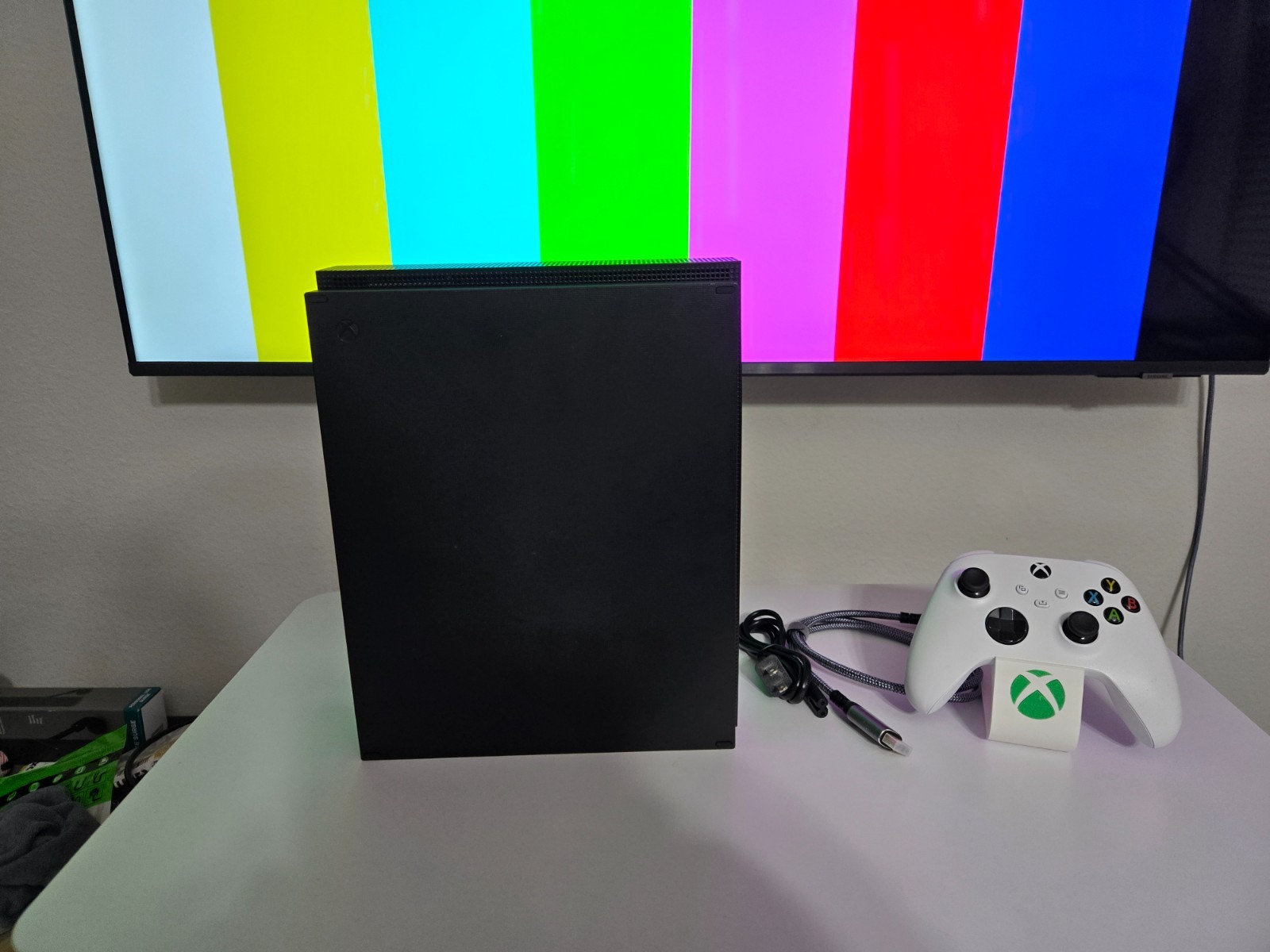 Microsoft Xbox One X 1TB Console Gaming System With Controller and free stand
