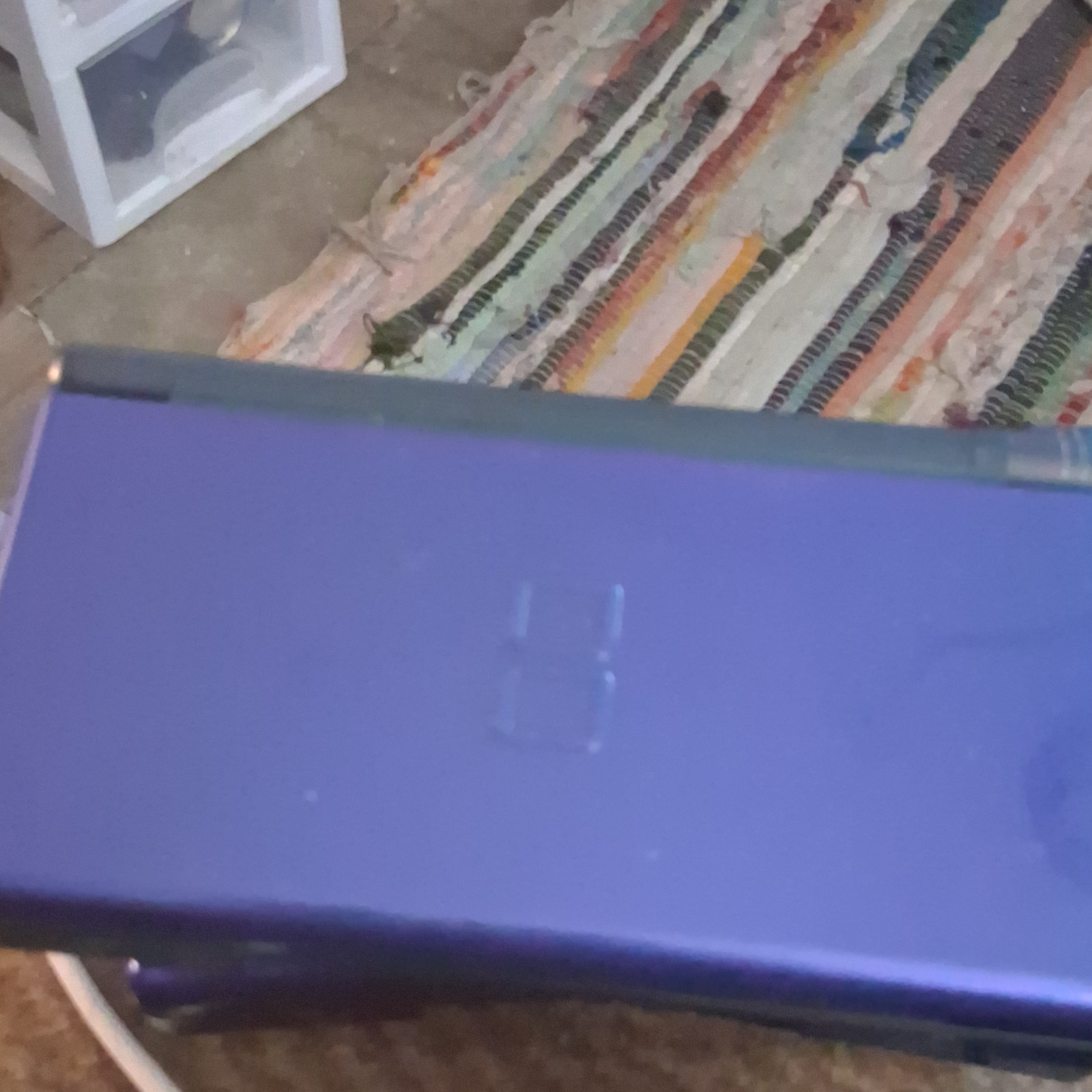 Nintendo DS Lite Purple and Black Dual Screen Handheld Console