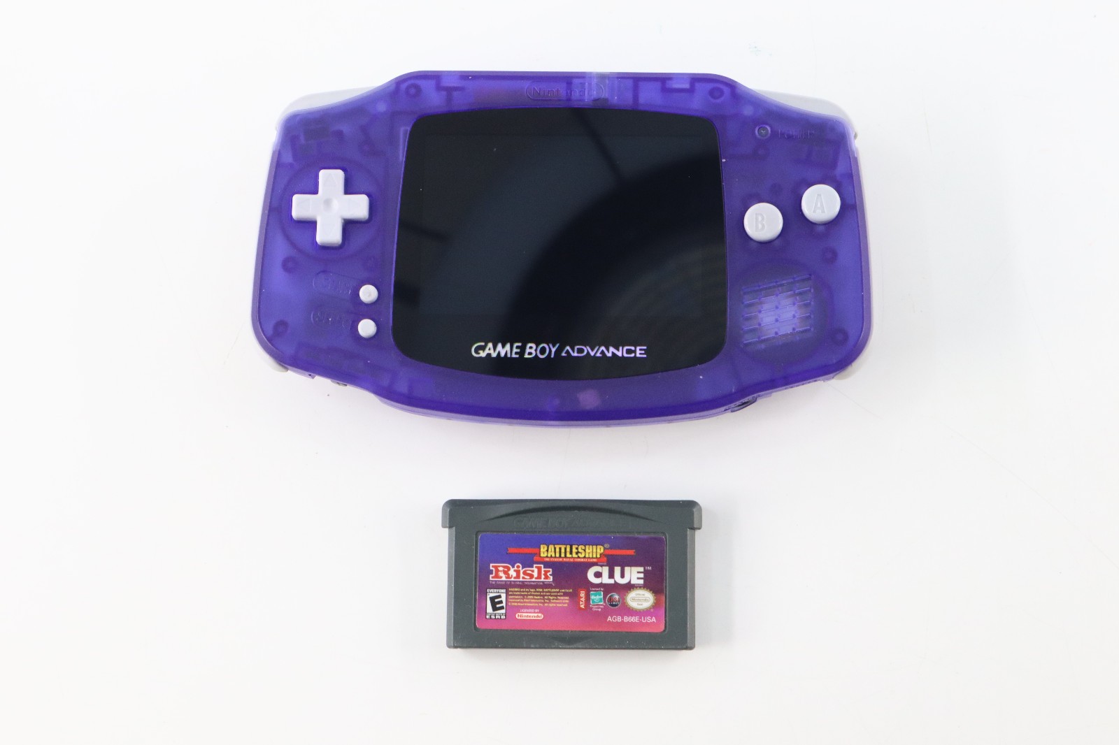 Nintendo Game Boy Advance IPS V5 Screen Upgrade Transparent Atomic Purple