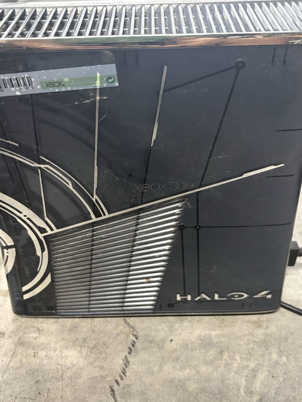 Xbox 360 S Halo 4 Limited Edition Console Bundle Tested Working
