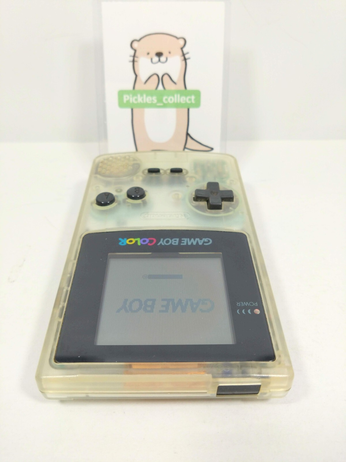 Nintendo CGB-001 Game Boy Color Clear Console only Tested GB GBC 0327H