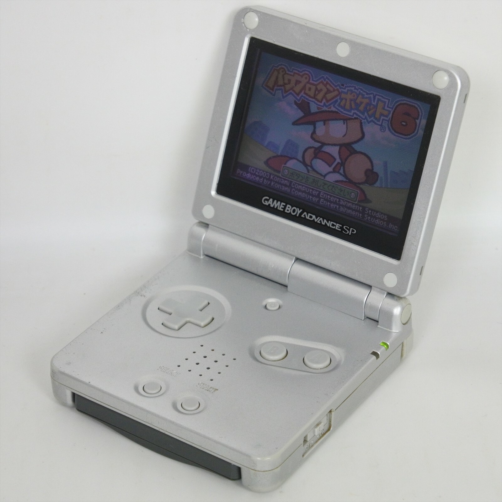 Nintendo Gameboy Advance SP Platinum Silver AGS-001 Console 10500755 gba