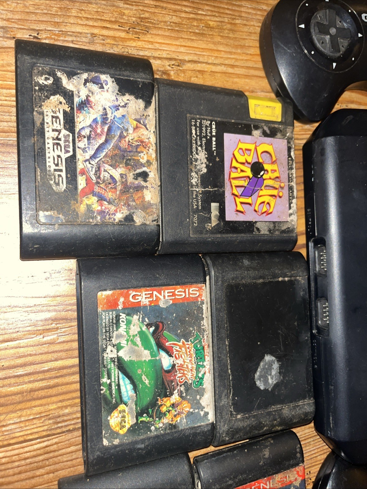 Sega Genesis Model 2 Console MK-1631 Bundle 6 Games – Spider-Man Mortal Kombat