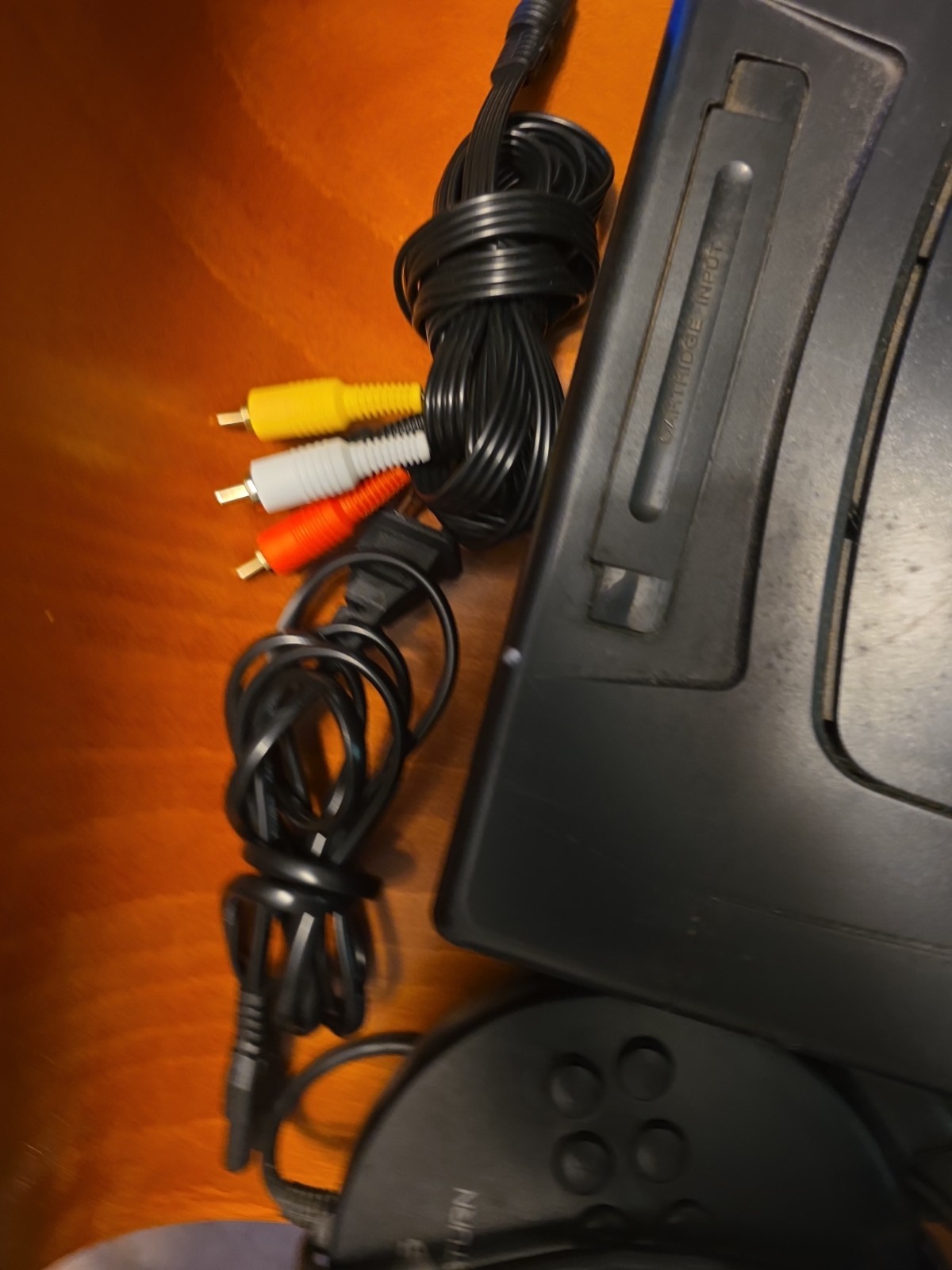 SEGA Saturn Black Console MK-80000A w/ Cables & Controllers Tested *READ*