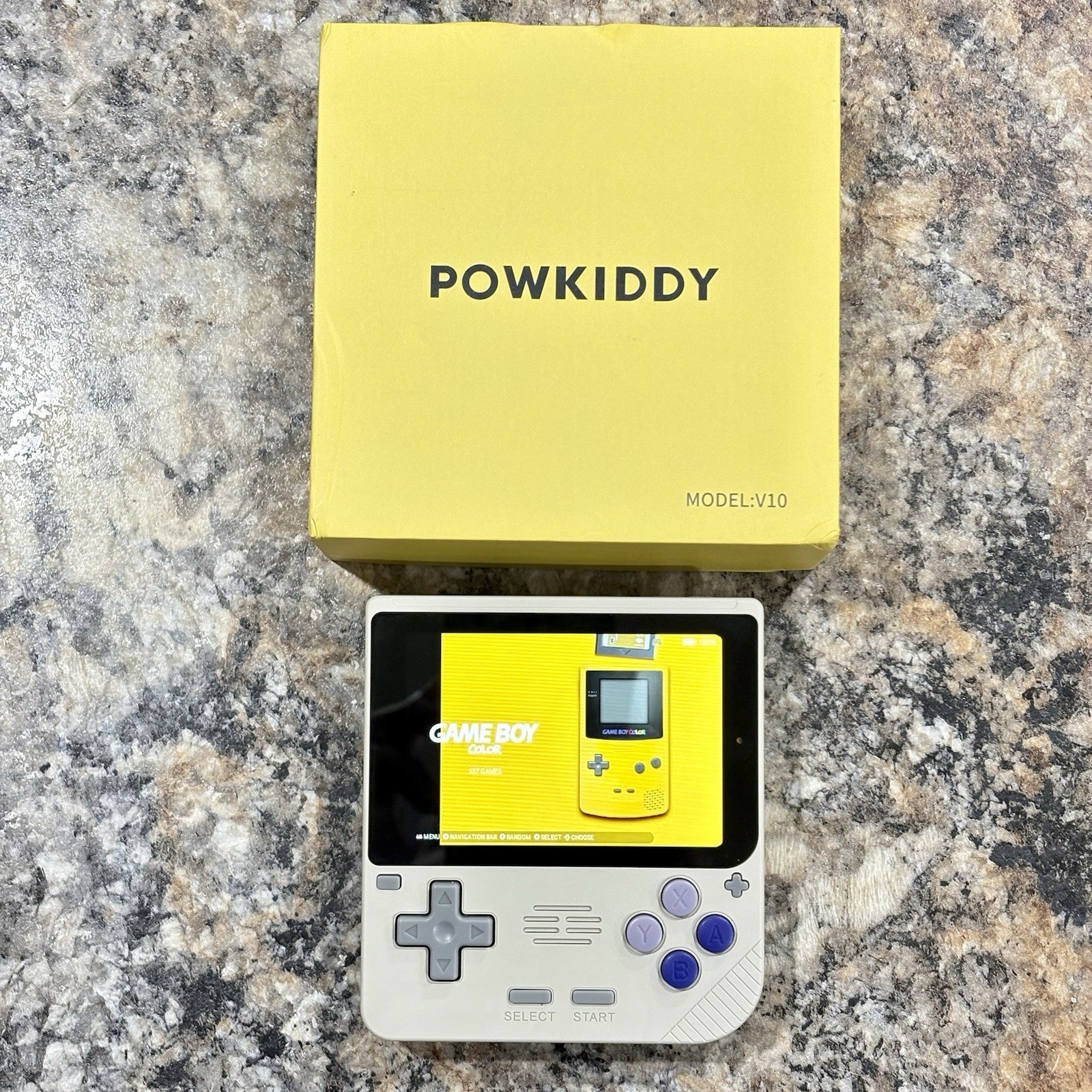 New PowKiddy V10 Gaming Handheld New 64GB Card Custom Loaded Ready To Play