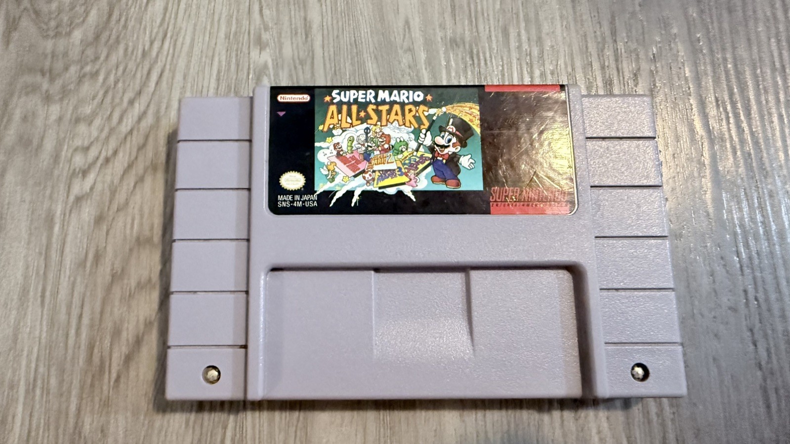 SNES Original Console CIB – Matching Serial Number Box – Tested