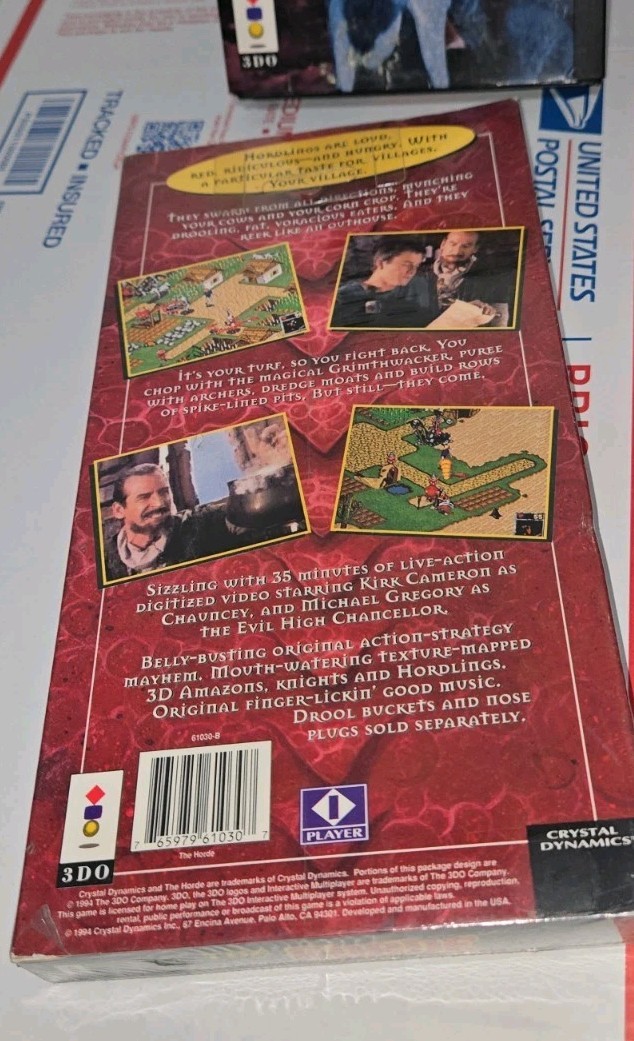5 3DO Games Including The Horde NEW SEALED, Mega Race, Jammit, Novastorm READ!!