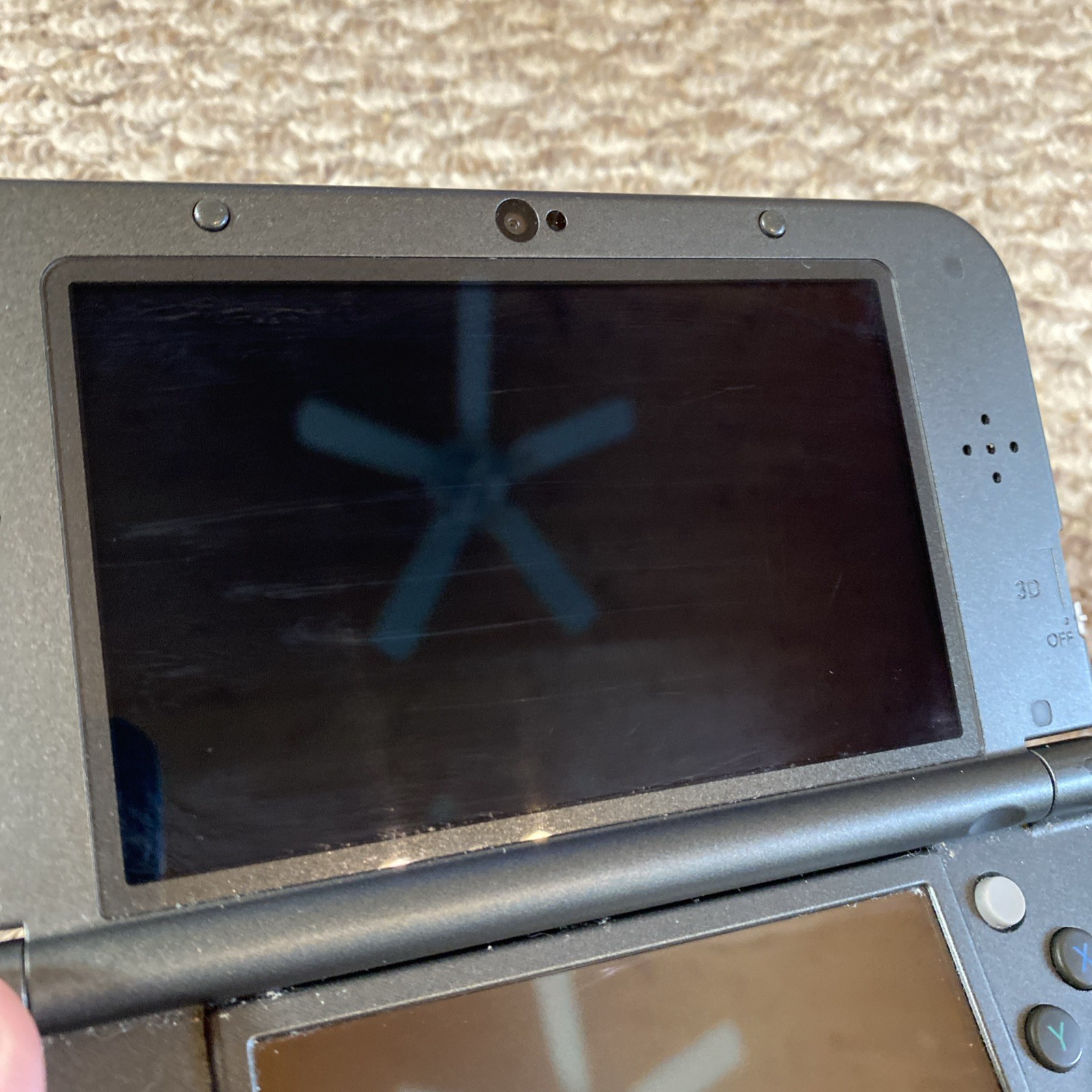 New Nintendo 3DS XL Metallic Black USA Top IPS With Charger