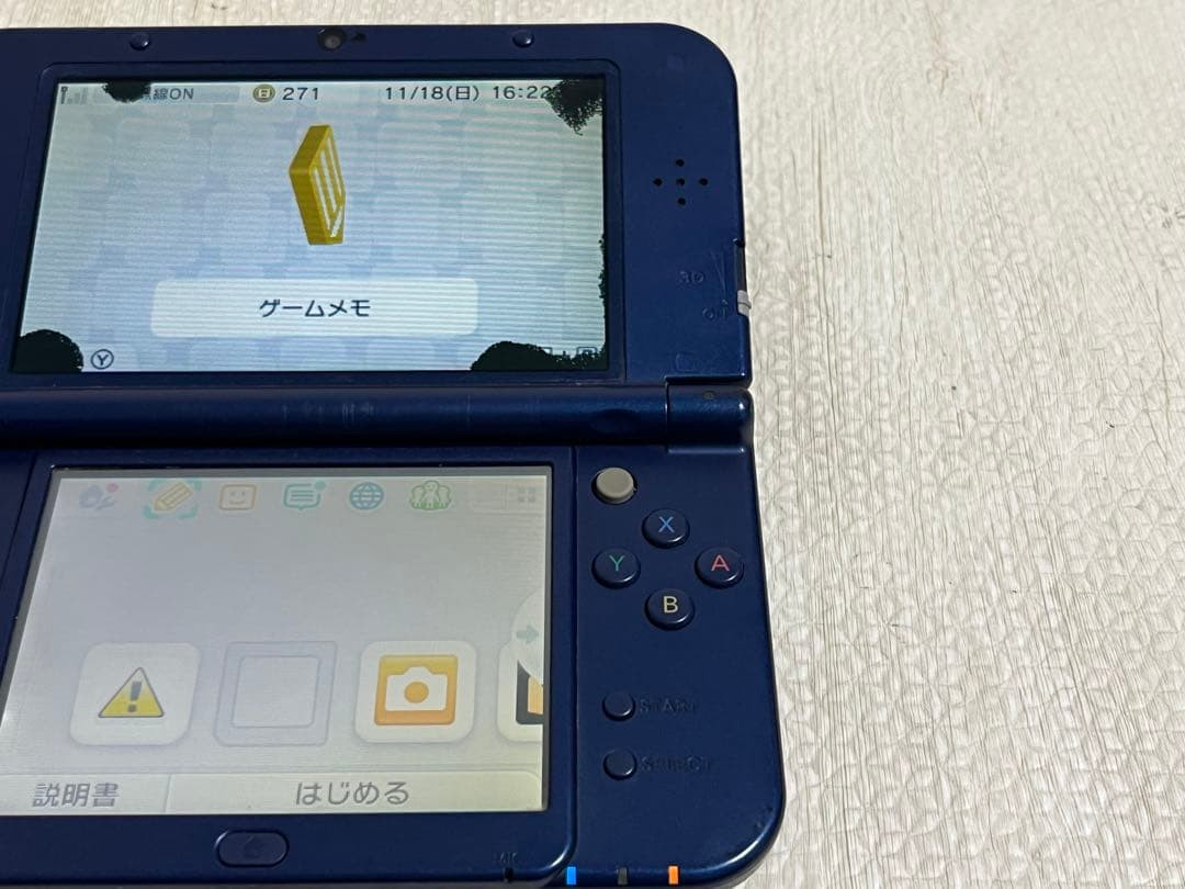 New Nintendo 3DS LL XL Metallic Blue Console System Japan NTSC-J Only 0120