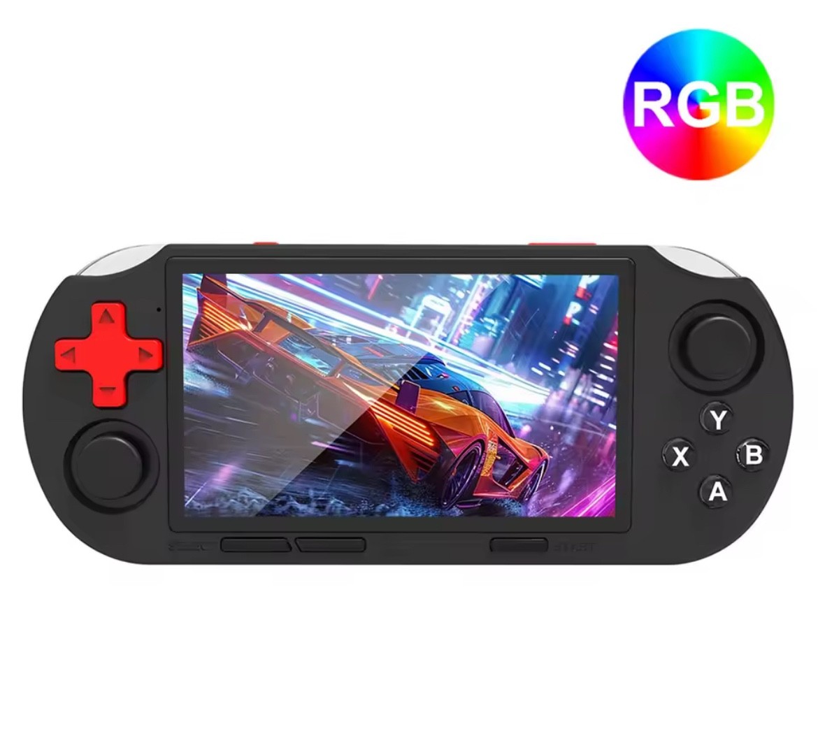 GAMINJA Handheld Console ANS16 4.5-inch IPS Screen RGB Backlight Pre-loaded with