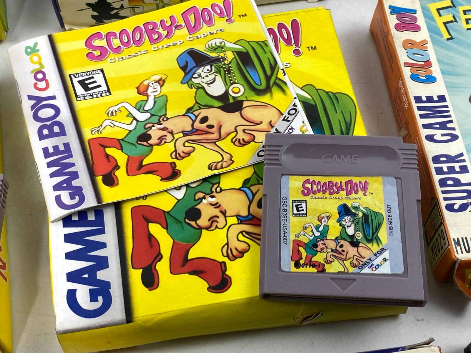 Nintendo Super Game Boy Color FELIX THE CAT Superman Harry PotterCartridge China