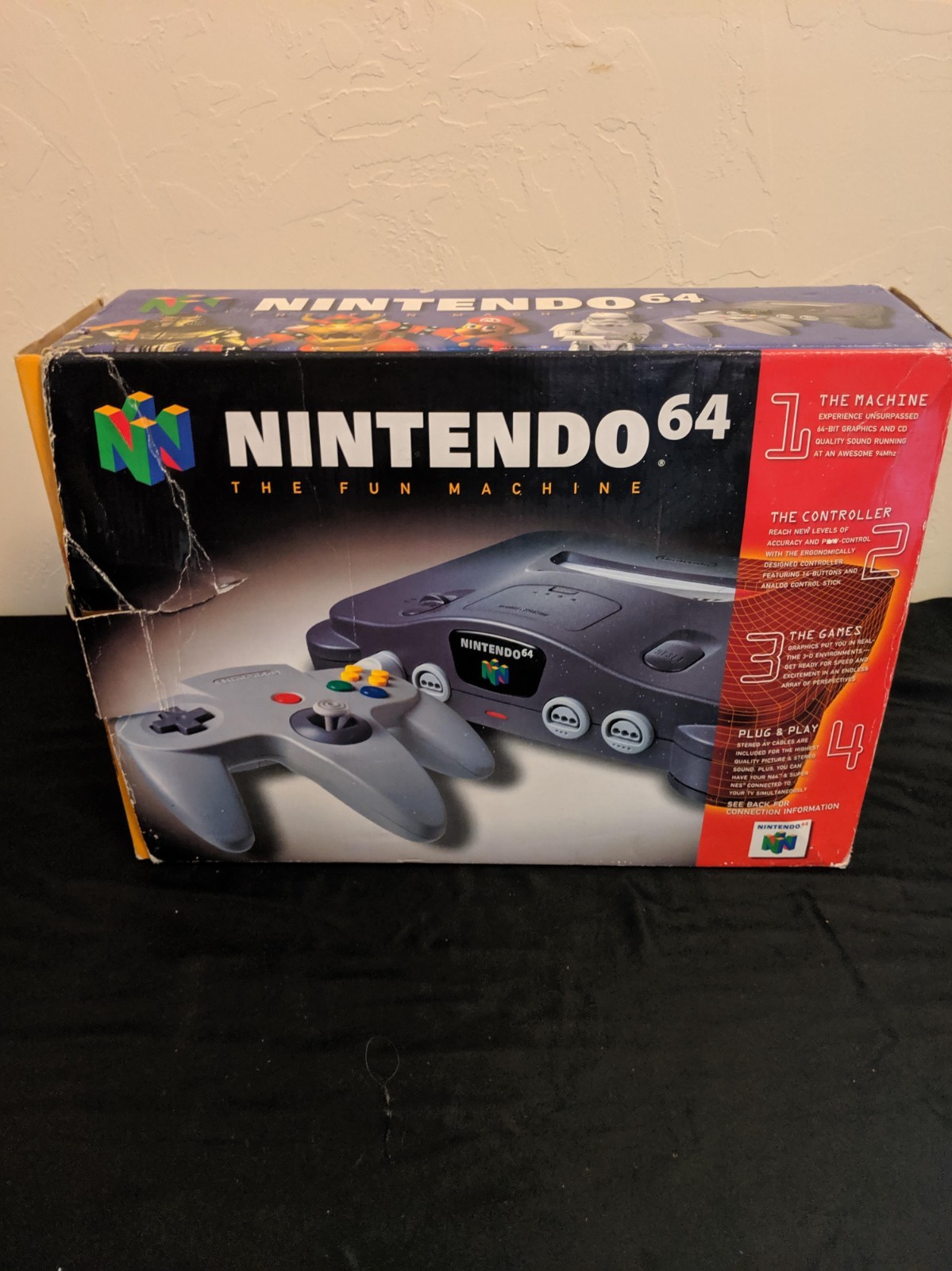 Nintendo 64 Video Game Console N64 Console INCLUDES ORIGINAL BOX