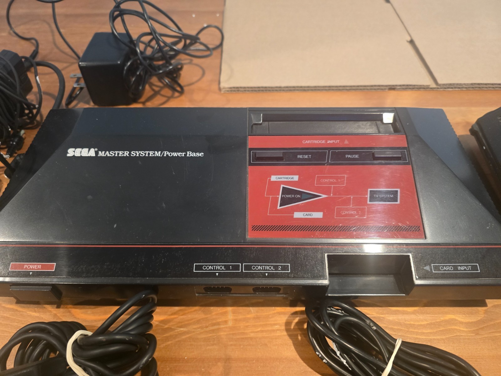 SEGA Master System Video Game Console Boxed w 2 Games and Everdrive – Tested!