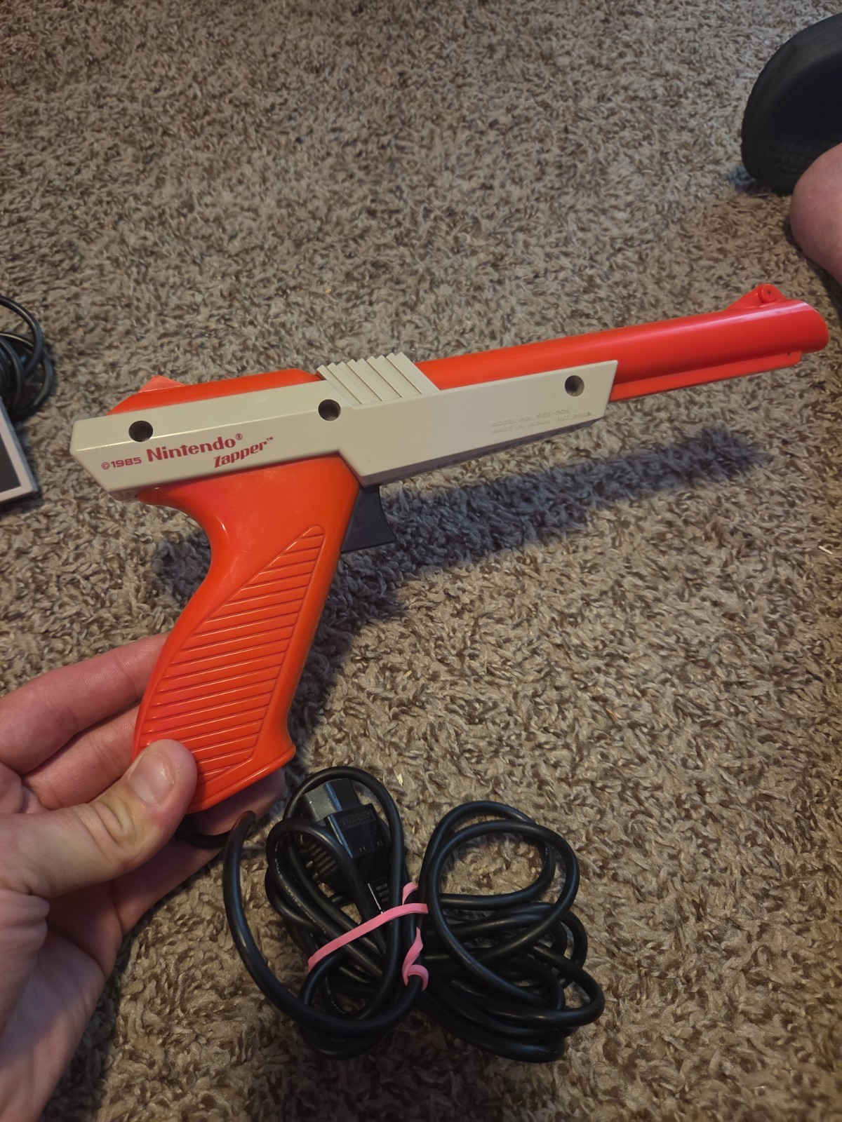 VTG 1985 Nintendo NES Console Bundle W/ Super Mario Bros Duck Hunt & Zapper