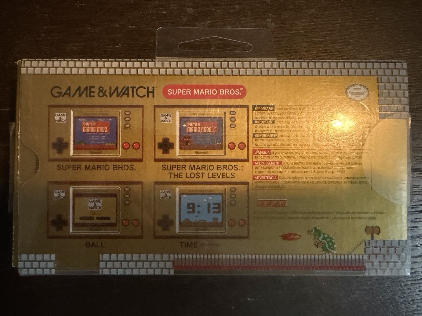 Nintendo Game & Watch Bundle: Super Mario Bros + Legend of Zelda Color Screen