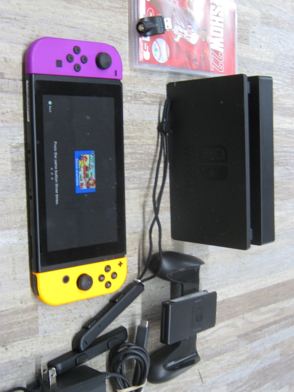 Nintendo Switch HAC-001(-01) Mario Choose One Bundle 32GB Console W/ACCESSORY