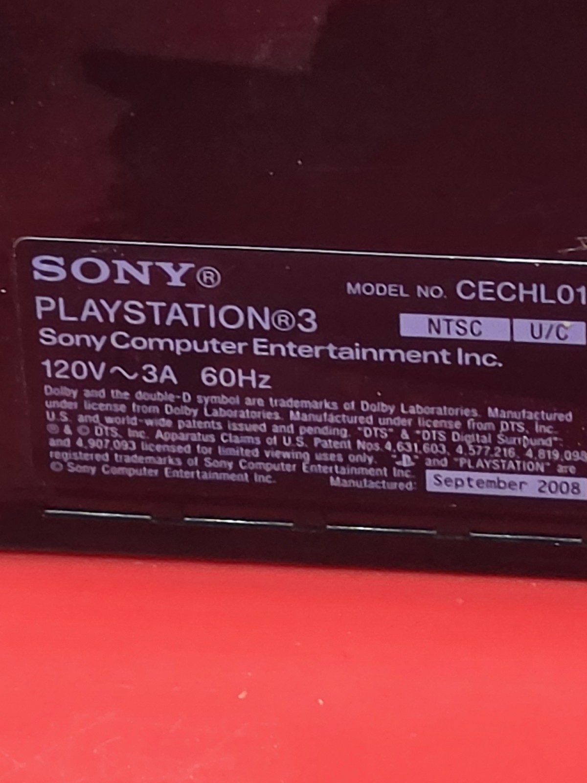 Sony PlayStation 3 PS3 CECHL01 80GB Fat Console Bundle 2 OEM Controllers 6 Games