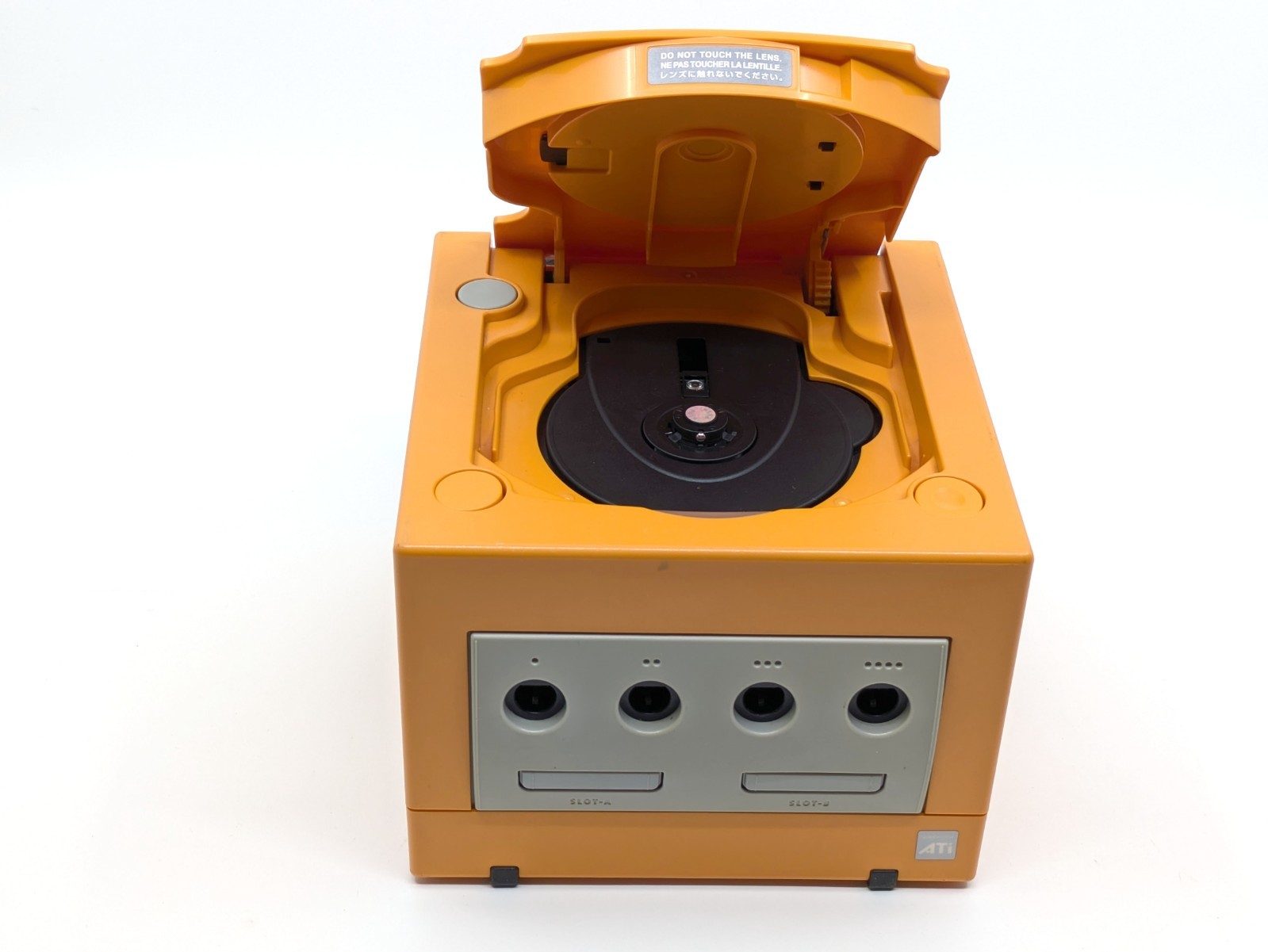 Nintendo GameCube Orange DOL-001 Console Complete Set Tested NTSC-U/C