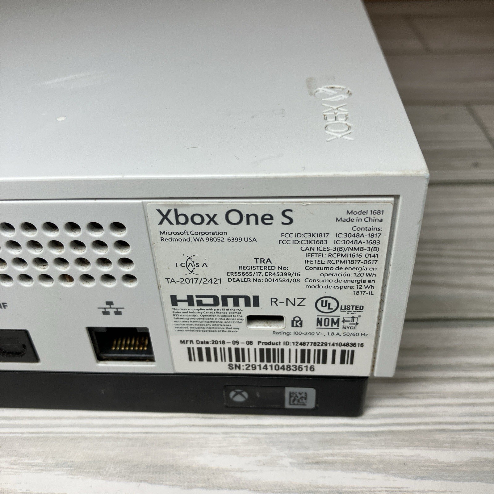 Microsoft Xbox One S Series- Console – Tested – Working