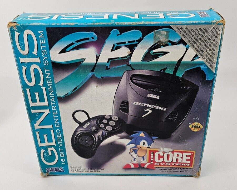 Sega Genesis III Model 3 Console Core System – Tested, CIB