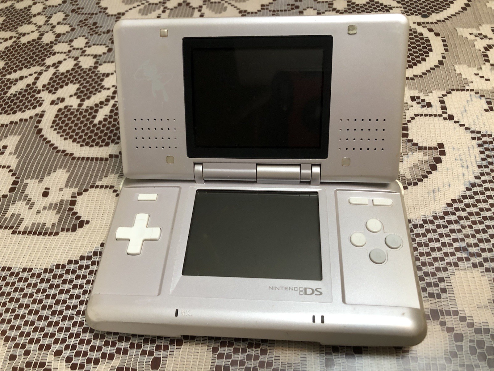 Nintendo DS Mew Edition Pokémon Center Limited Console AUTHENTIC! TESTED!