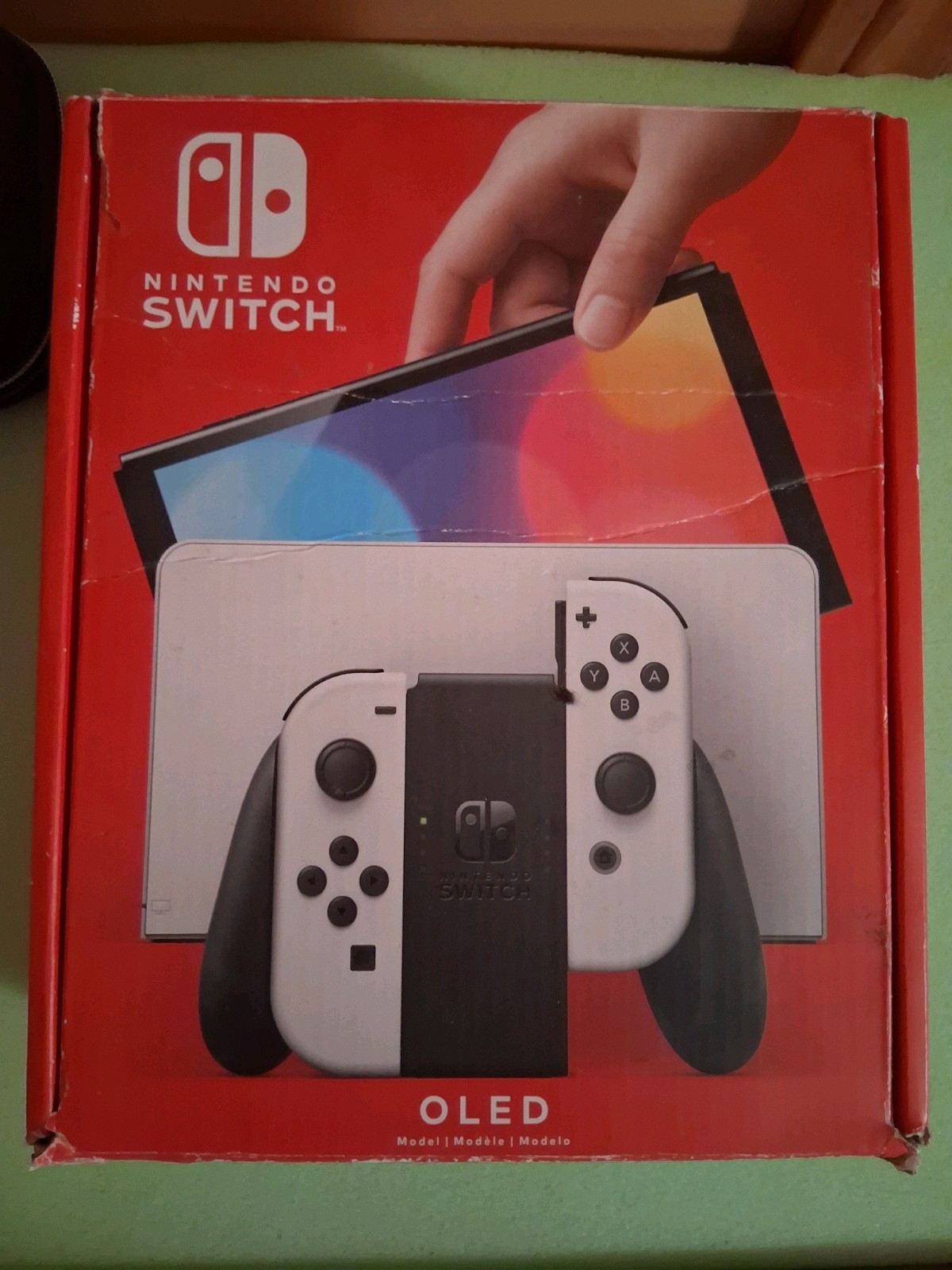 Nintendo Switch OLED Model Handheld Console – 64GB – + Mario Kart 8 no charger